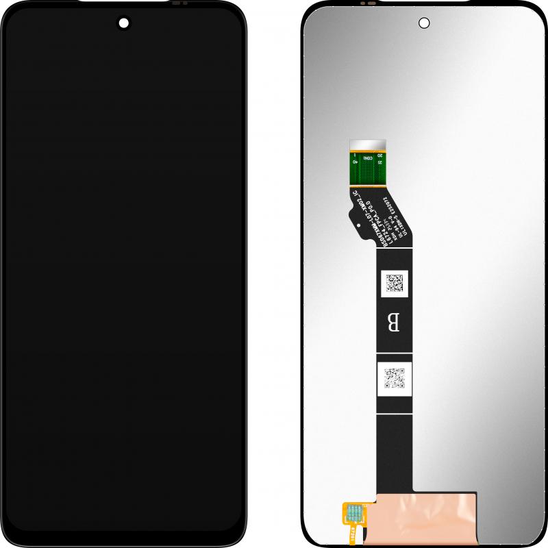 MP LCD Display Module fur Motorola Moto G56, w/o Frame, Aftermarket, Black (Display), Pezzi di ricambio per dispositivi mobili, Nero