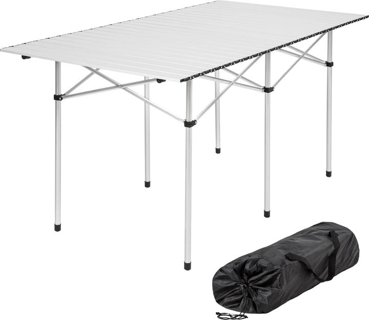 Actual product image tectake Camping folding table