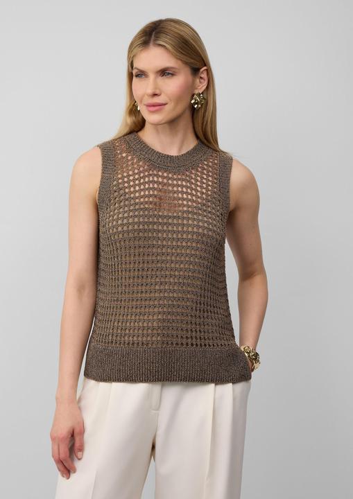 Immagine prodotto S.Oliver Strickpullunder Top aus leichtem Lochstrick mit Rippbündchen (42)