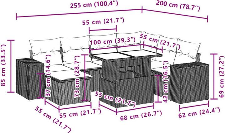 Produktbild vidaXL Clarissa