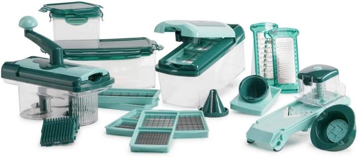 Produktbild Genius Nicer Dicer Fusion, 34-delig, schneiden, raspeln, julienne, spiralförmig, hobeln