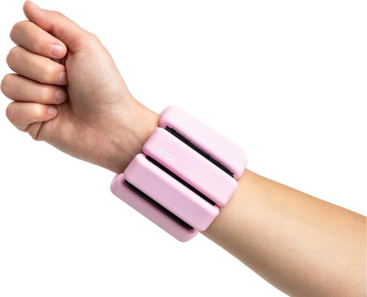 Image du produit Koor Manchettes de poids 0.5 kg, rose (2 x 0,5 kg)
