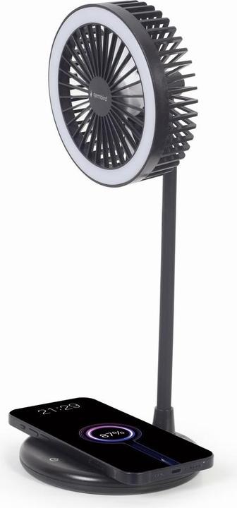Produktbild Gembird Mobiles Ladegerät Wrl Lüfter & Lampe