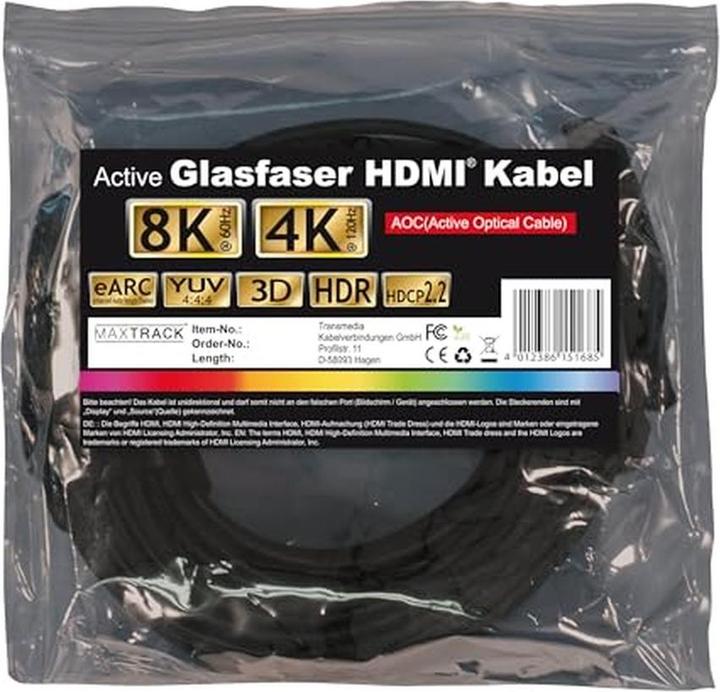 Produktbild Transmedia HDMI Typ A – HDMI Typ A (50 m, HDMI, 2.1)