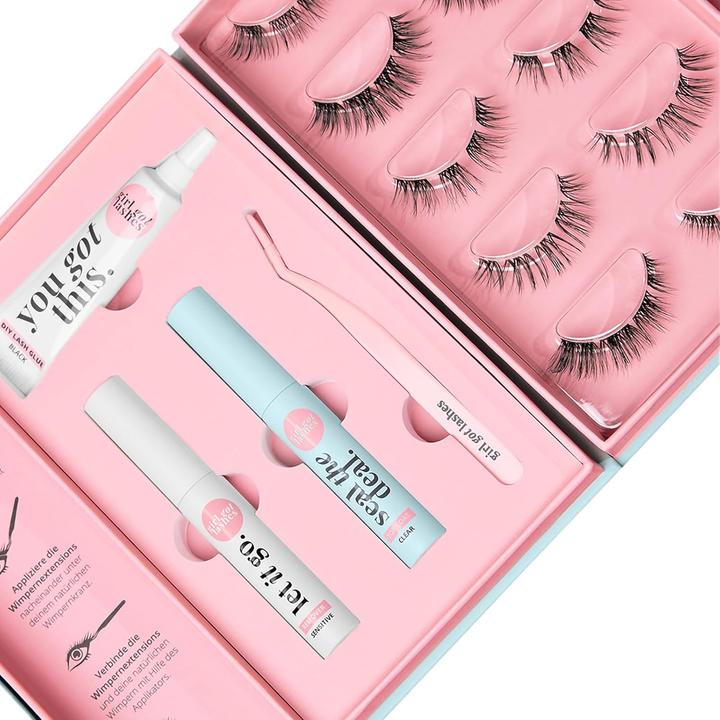 Immagine prodotto Girl got lashes Starter set per ciglia con applicatore e remover (Ciglia artificiali)