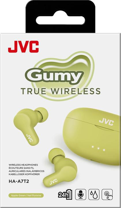 Immagine prodotto JVC HA-A7T2 Gumy True Wireless con funzione di passepartout confortevole - Buono (24 h, Senza fili)