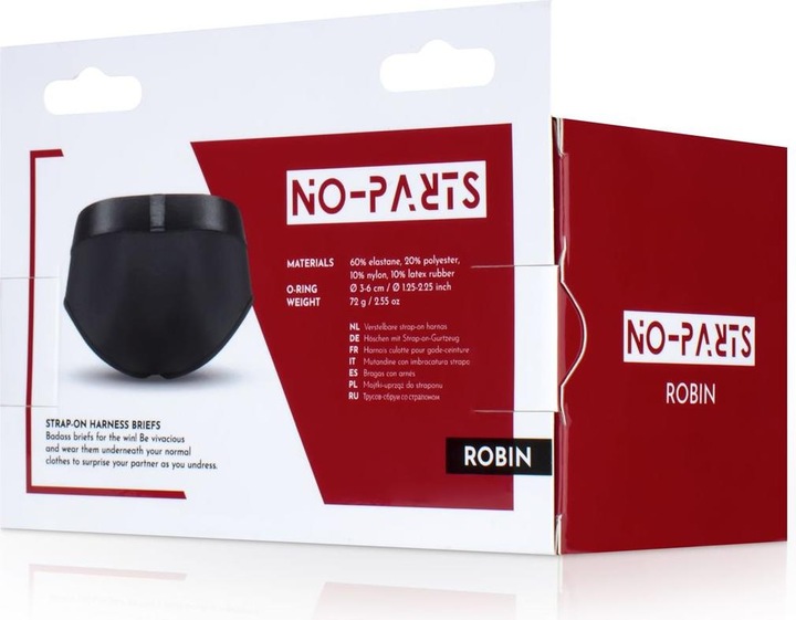 Actual product image No-Parts Robin Strap-On Harness - L