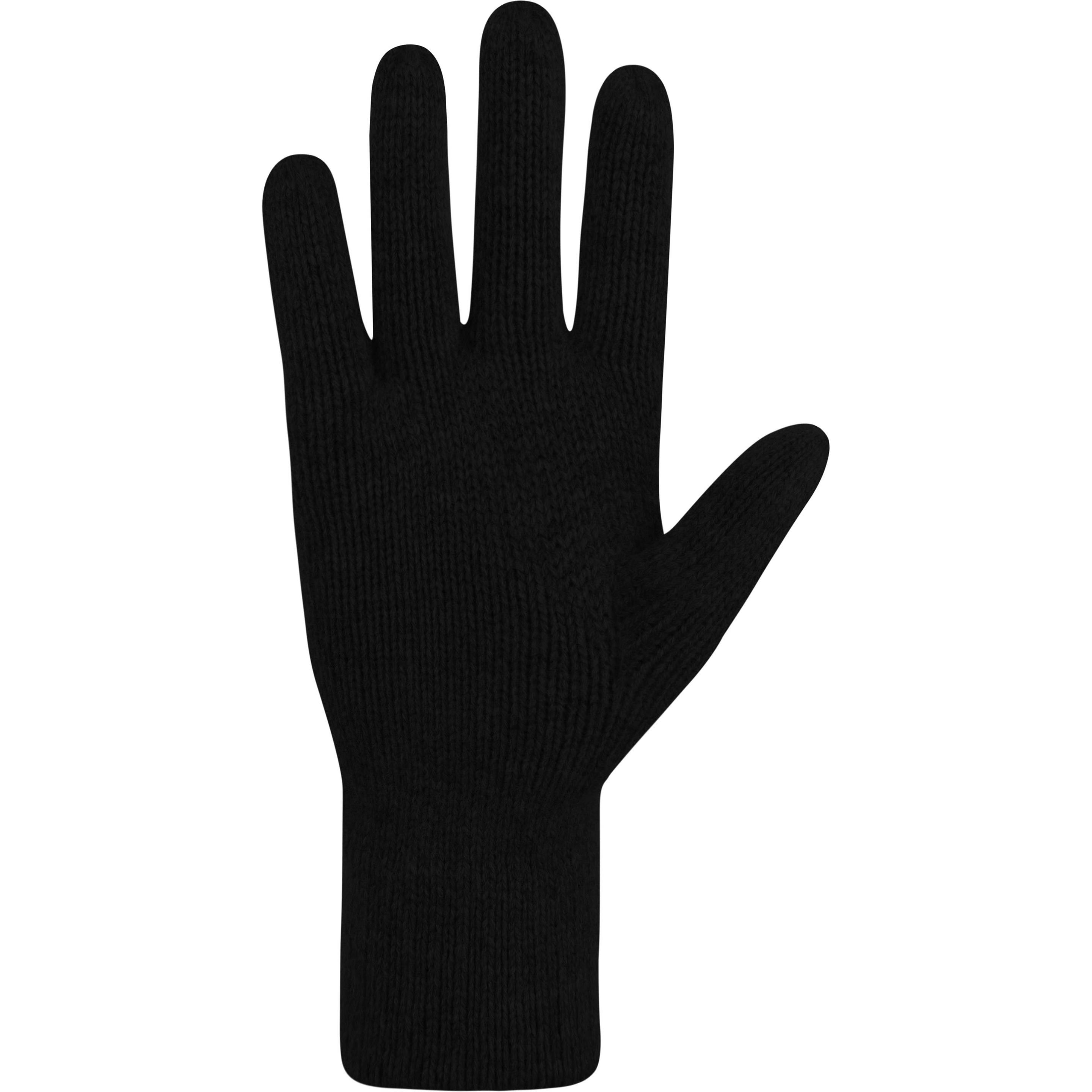 Thumbnail - Normani, Damen, Handschuhe, Damen Merino Strick-Fingerhandschuhe „Anula" - 9641, Schwarz, (6.5)
