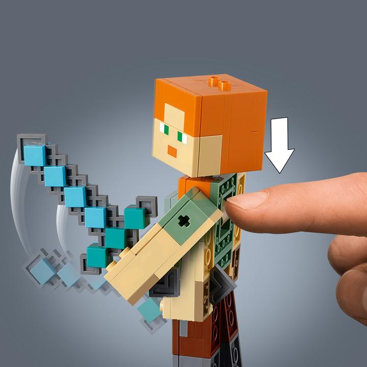 Produktbild LEGO Alex mit Huhn (21149, LEGO Minecraft)