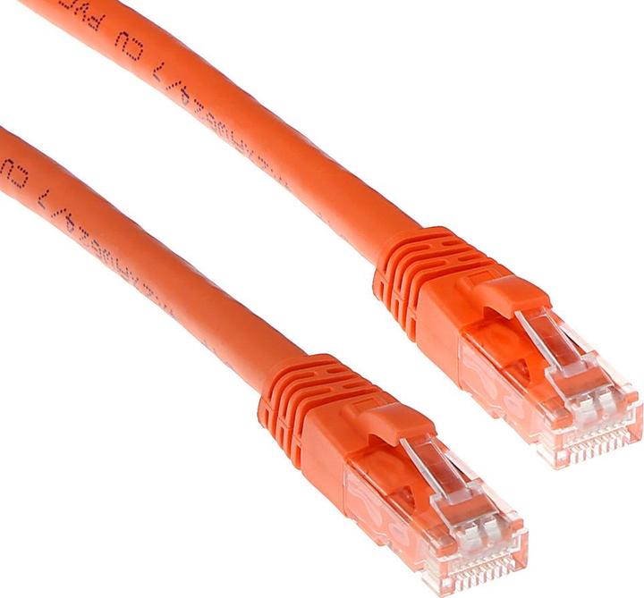 Produktbild ACT Orange 20 meter U/UTP CAT6A patch cable snagless with RJ45 connectors (U/UTP, CAT6a, 20 m)