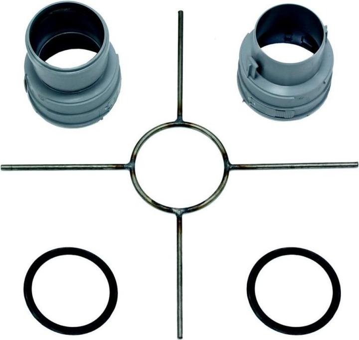 Image du produit Vaillant Kit 6 éléments de base condensation pour conduit d'évacuation flexible DN 80. PP