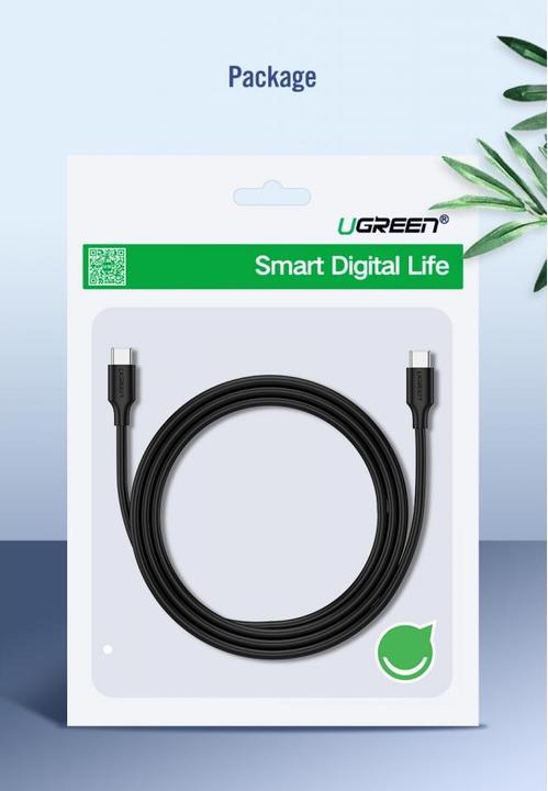 Image du produit Ugreen USB C — USB C (2 m, USB 2.0, 60 W)