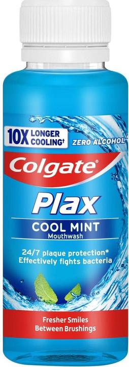 Actual product image Colgate Mouthwash Plax Cool Mint 100 ml travel size (100 ml, Mouthwash)