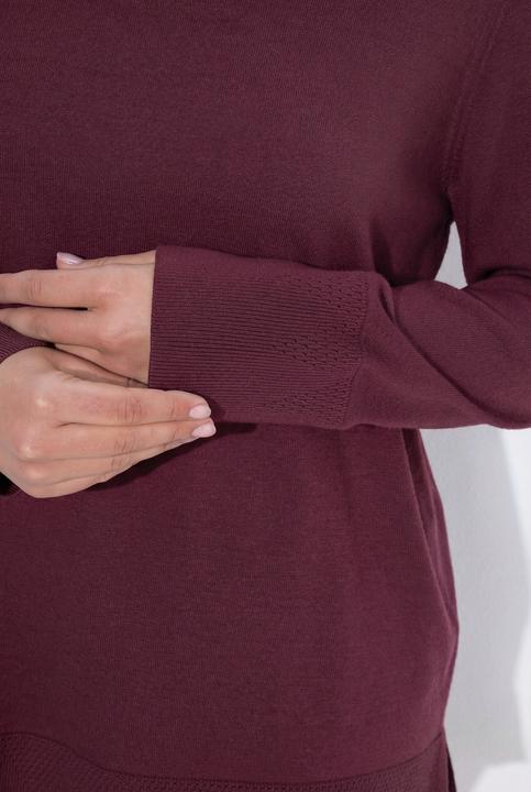 Produktbild Ulla Popken Rollkragenpullover, breite Rippbündchen, Langarm (62)