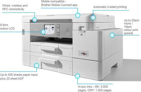 Produktbild Brother MFC-J4540DW (Tintenpatrone, Farbe)