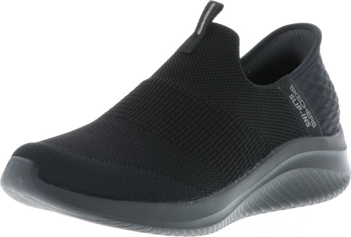 Produktbild Skechers 149708/BBK Ultra Flex 3.0-Cozy Streak Damen Sneaker Turnschuhe Slipper VEGAN schwarz (41)