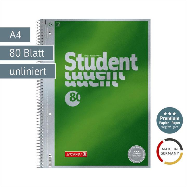 Produktbild Brunnen Collegeblock Premium (A4, Blanko, Weicher Einband)