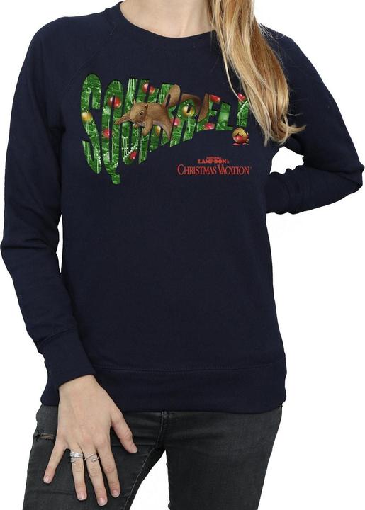 Actual product image National Lampoon´s Vacation Womens/Ladies Squirrel Tree Sweatshirt (XL)