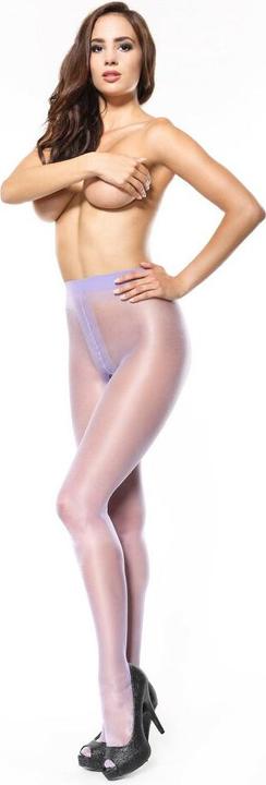 Produktbild MissO MI P101 pantyhose open crotch violet 20den XXL (XXL)
