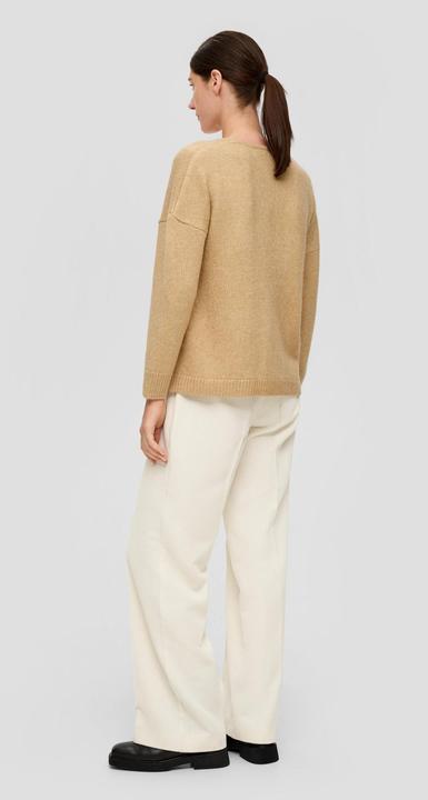 Image du produit s.Oliver Strickpullover Strickpullover mit V-Ausschnitt (S)