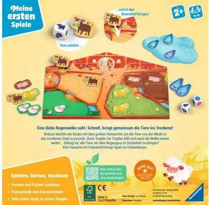 Immagine prodotto Ravensburger Unser Bauernhofspiel (Tedesco, 1 - 4 Giocatori)