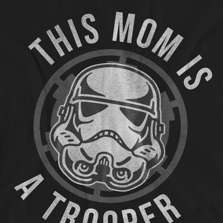 Produktbild Star Wars Mom Is A Trooper TShirt Muttertag (M)