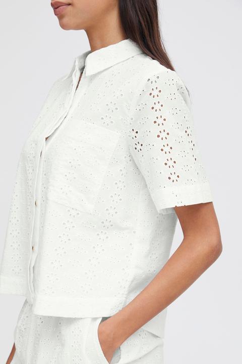 Actual product image B.young BYFENNI CROPPED BLOUSE 20814597 (36)