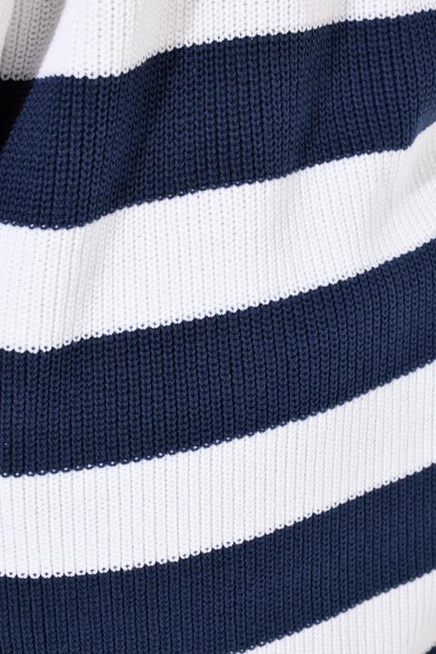 Immagine prodotto Ulla Popken Cardigan con righe, taglio squadrato, orlini arrotolati e scollo a V (54)