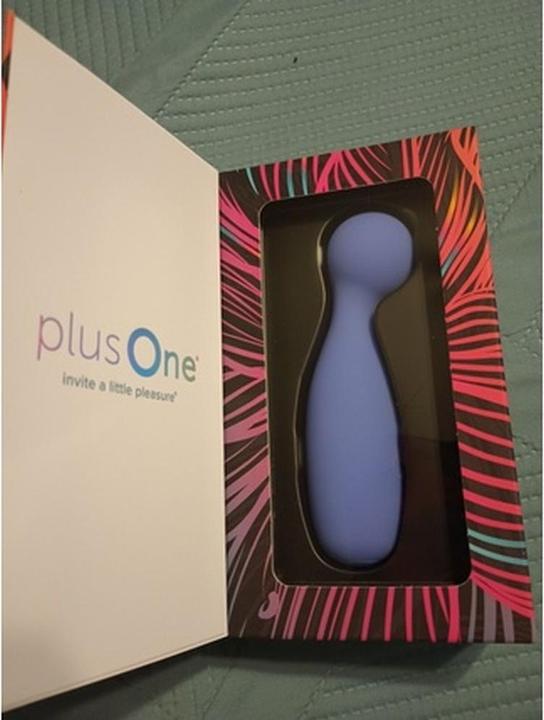 Actual product image Plus One plusOne Personal Massage Device with 10 Vibration Settings Waterproof USB