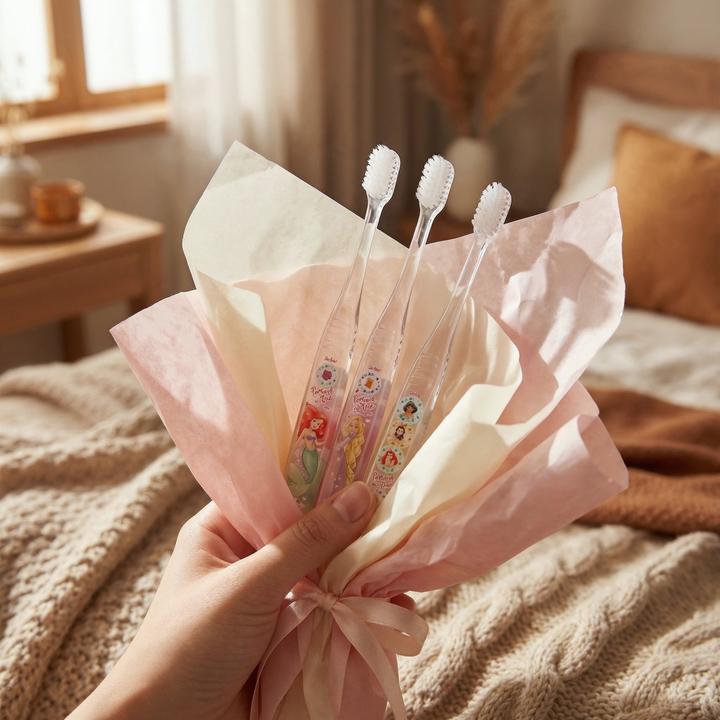 Image du produit Disney Brosse à dents Princesse Clear - Lot de 3 (Souple, 3 x)