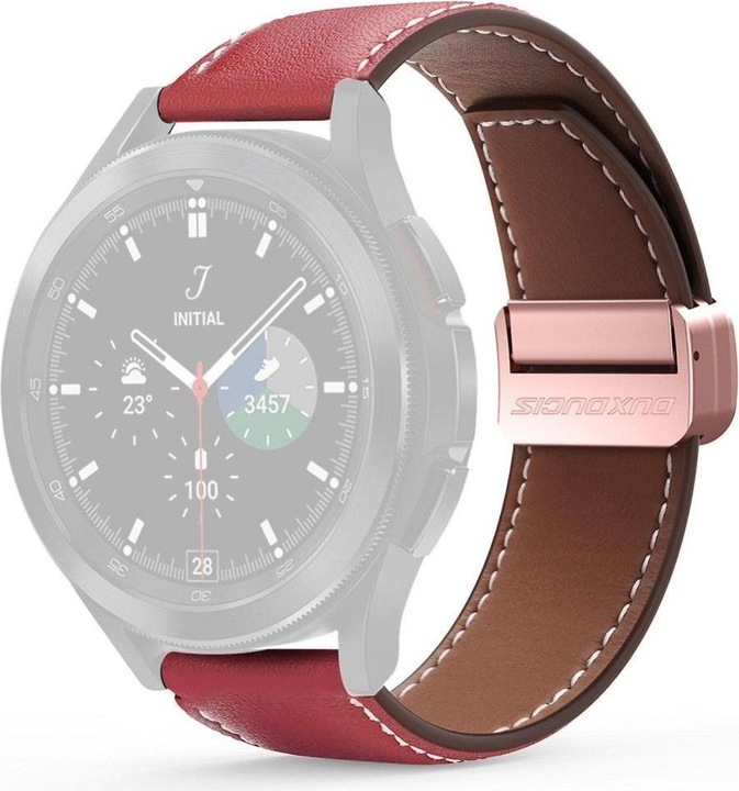 Actual product image Dux Ducis YA bracelet (38 mm, 40 mm, 41 mm, Genuine leather, Apple Watch Series 3, Apple Watch Series 4, Apple Watch Series 5, Apple Watch Series 6, Apple Watch Series 7, Apple Watch Series 8, Apple Watch Series 9, Apple Watch SE, Apple Watch Series 1, Apple Watch Series 2)