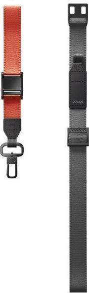 Actual product image Uniq Vista Universal phone lanyard 2in1 charcoal amber