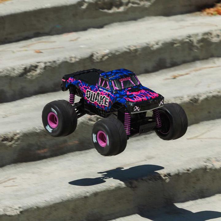 Immagine prodotto Arrma Monster Truck Quake Grom 4x4 Brushed RTR 1:16 Lila (RTR pronto all'uso)