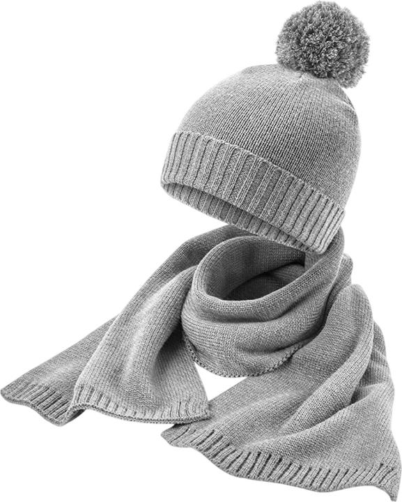 Produktbild Beechfield Mütze Schal Set Jerseyware