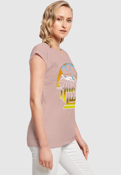 Produktbild Merchcode Ladies Thin Lizzy - TL Panther Extended Shoulder Tee - 181491 (S)