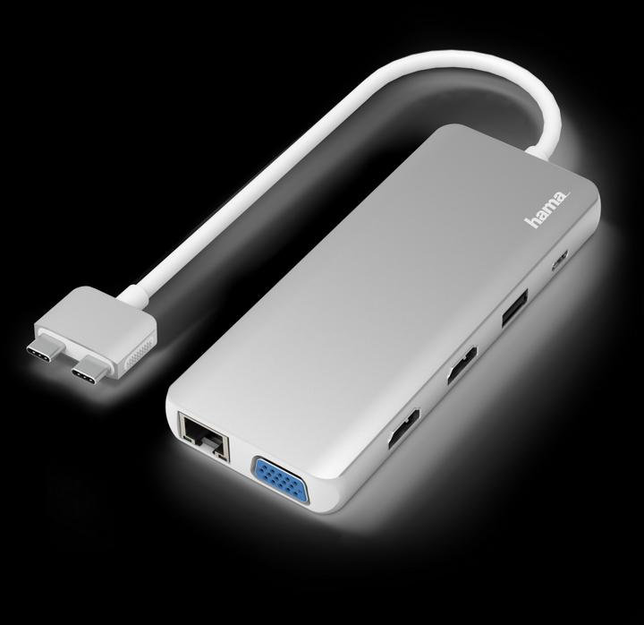 Image du produit Hama Hub USB-C (USB-C, 12 Ports)