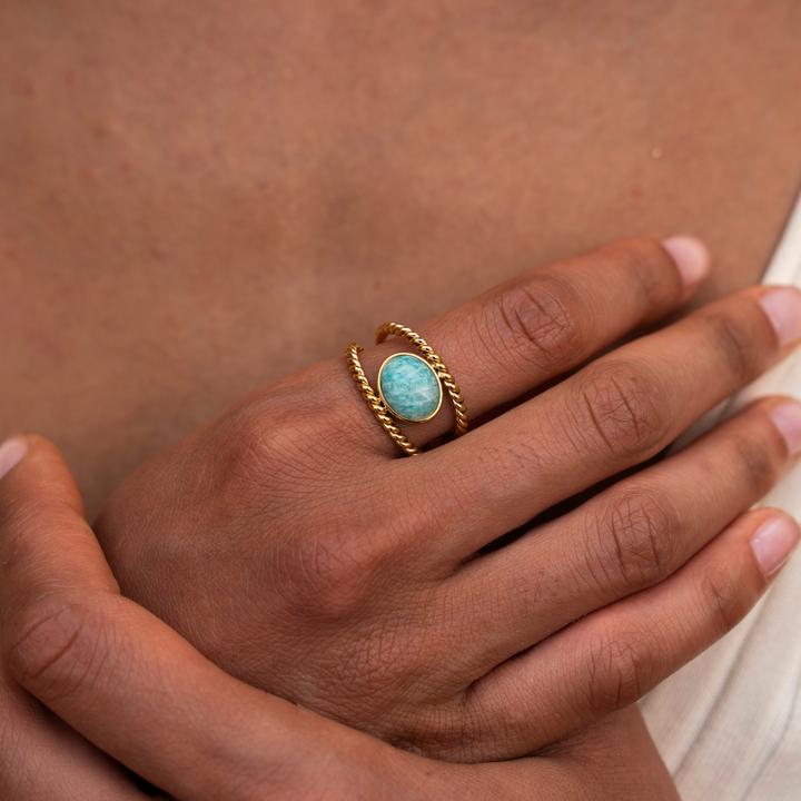 Image du produit Made by Nami Edelstein Ring (Taille unique)