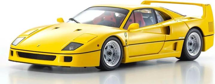 Kyosho Sportwagen Ferrari F40 Gelb 1:18