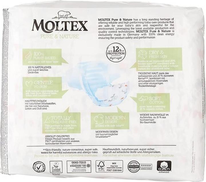 Image du produit Moltex Öko Couches écologiques, Midi (4-9 kg) (Taille 3, 33 pcs)