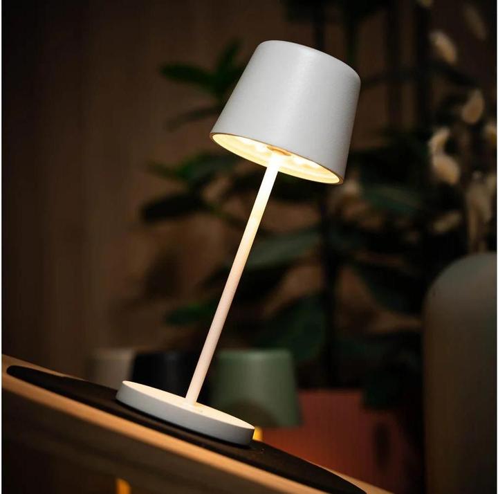 Produktbild Silwy Tischleuchte Magnet-Leuchte Monaco Weiss inkl. Platzset (200 lm)