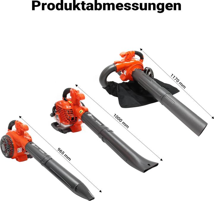 Produktbild Wiltec 3in1 Laubbläser (Benzinbetrieb, Laubbläser, Laubsauger)