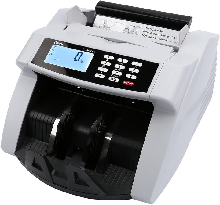 Image du produit Olympia Compteuse de billets et vérificatrice NC 520 Plus (Compteuse de billets)
