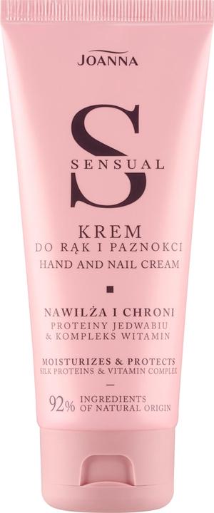 Actual product image Joanna Sensual nawilżająco-ochronny krem do rąk i paznokci 100g
