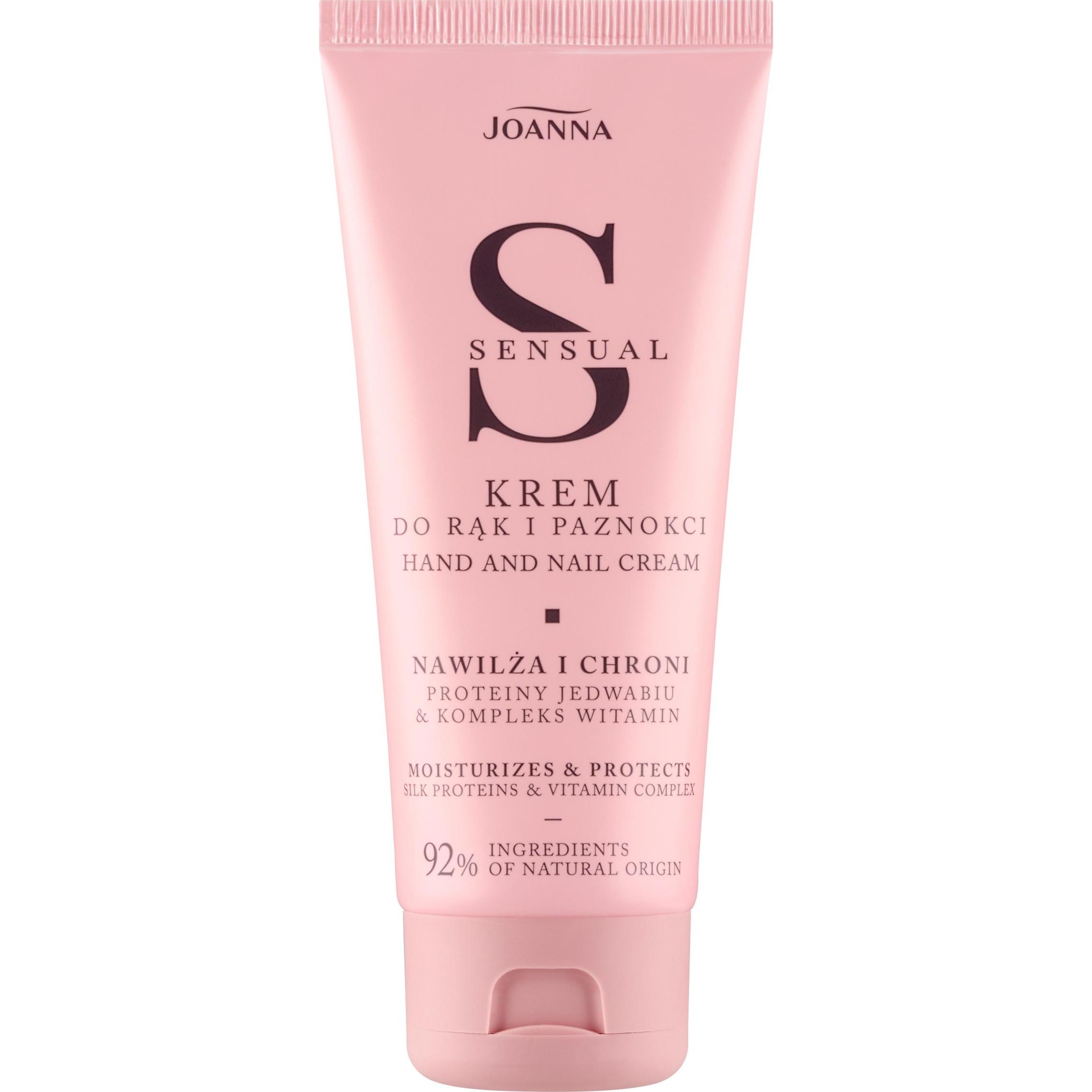 Joanna, Handcreme, Sensual nawilżająco-ochronny krem do rąk i paznokci 100g