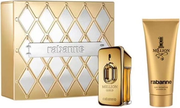 Paco Rabanne Million Gold Eau De Parfum 50ml & Shower Gel 100ml (Parfum Set)