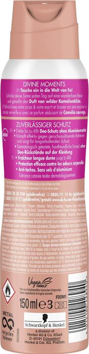 Actual product image Fa Deo Spray Divine Moments 150 ml (Spray, 150 ml)
