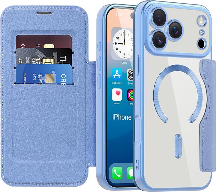 Image du produit Techsuit - SmartMag Book Case - iPhone 17 Pro Max - Light Blue (Apple iPhone 17 Pro Max)