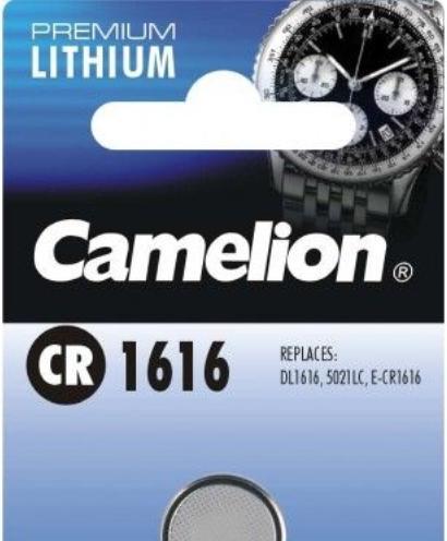 Produktbild Camelion 13001161 Lithium Knopfzellen 3 Volt CR1616/ 1 Stück (1 Stk., CR1616, 50 mAh)