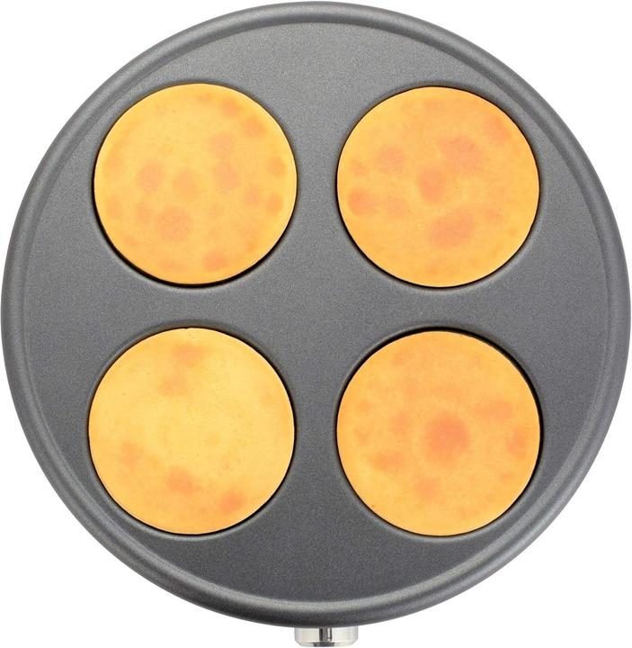 Produktbild Senya Crêpes-Pfanne: Mini-Pfannkuchenplatte aus Aluminiumguss