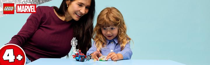 Produktbild LEGO Spidey auf Motorrad vs. Rhino (LEGO Marvel)